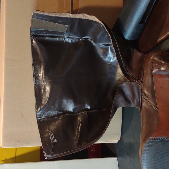 Casual Corner Brown Women Heeled Boots Size 8 - Picture 8 of 9